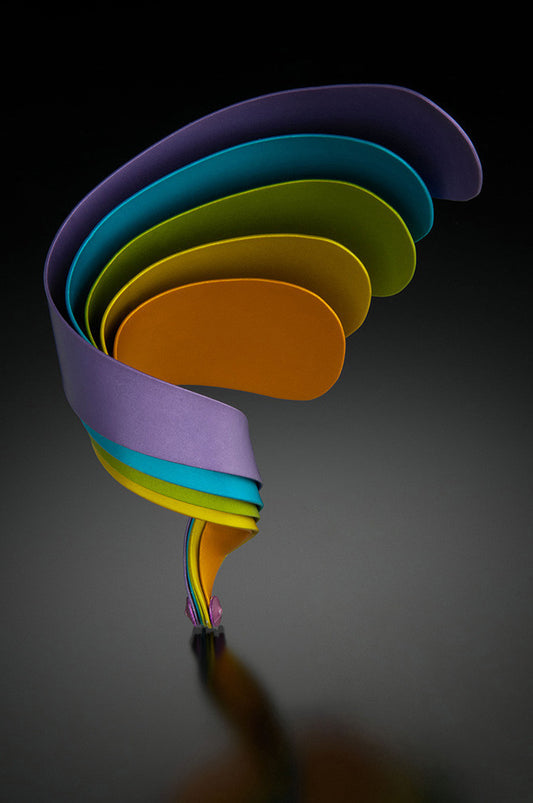 "Color Lily" Brooch